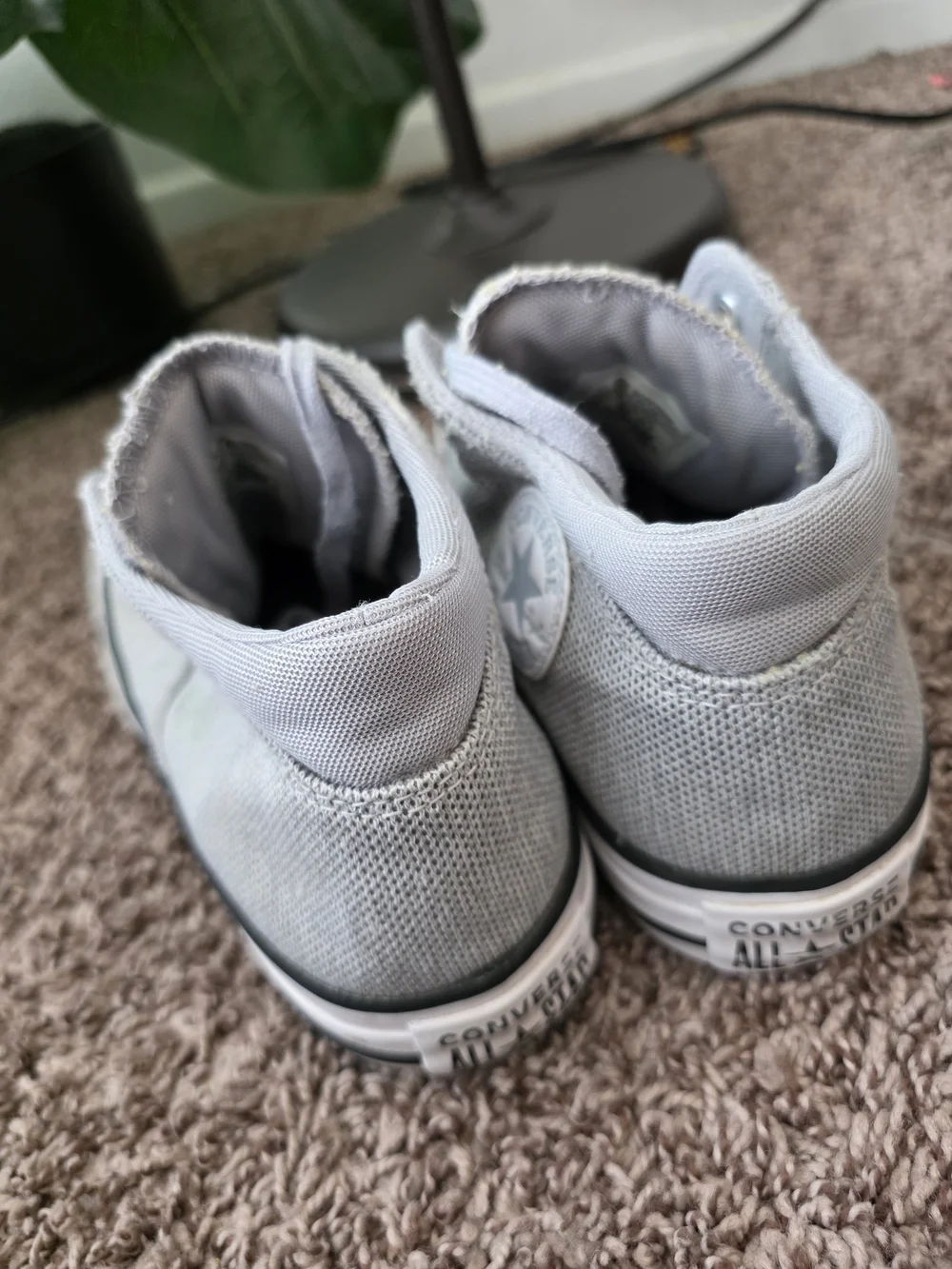 Converse  Chuck Taylor All Star High Top Sneakers - Light Gray Sz 9